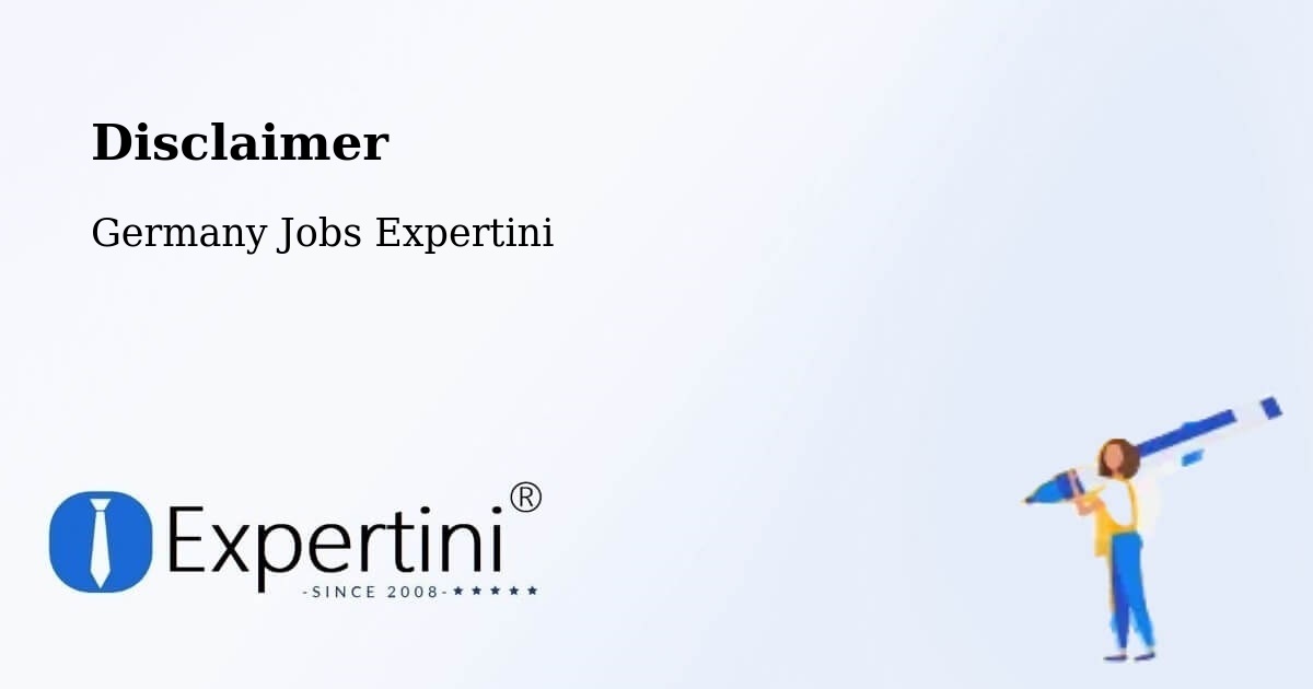 Disclaimer – Wingerode - Germany Jobs Expertini